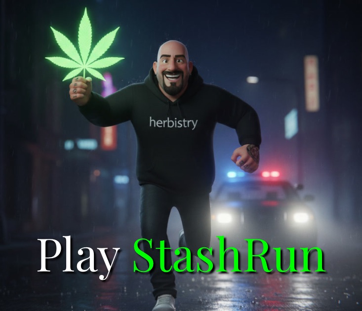 Play Stash Run, a free weed game by Herbistry420