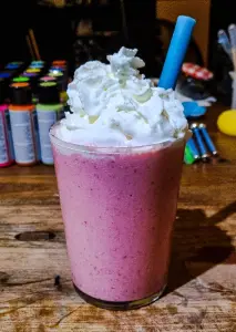 Cannabis Infused Strawberry Frozen Yogurt