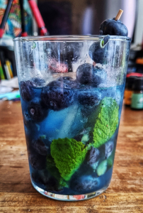cannabis blueberry mint lemonade recipe