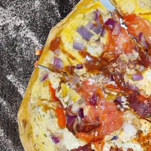 cannabis infused breakfast pizza
