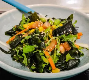 cannabis infused seaweed salad