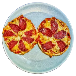 cannabis infused pizza bagels