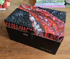 Custom Painted Stash Box
