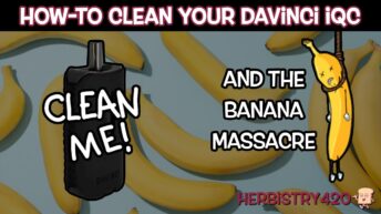 how to clean DaVinci IQC vaporizer