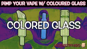 POTV coloured glass vaporizer accessory