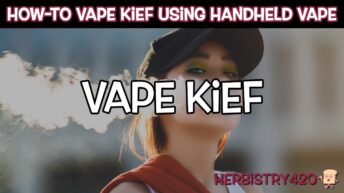 how to vape kief with handheld vaporizer