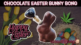 chocolate bunny bong Easter DIY
