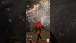 dancing in the middle of the street