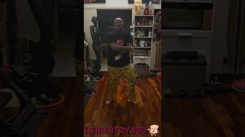 dancing stoned at home