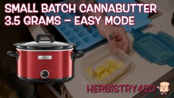 small batch cannabutter recipe