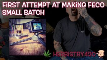 FECO cannabis oil first attempt