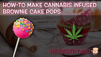 cannabis infused brownie cake pops