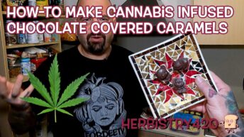 cannabis chocolate covered caramels