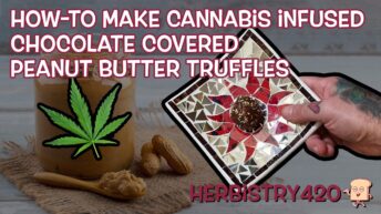 cannabis peanut butter chocolate truffles