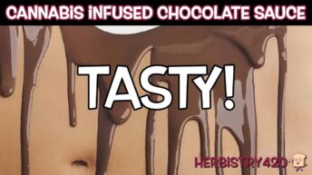 Cannabis Infused Chocolate Sauce