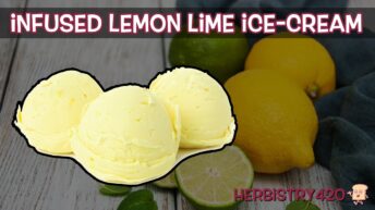 cannabis infused lemon lime ice cream