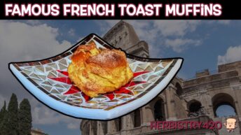cannabis infused french toast muffins