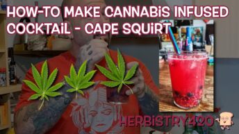 cannabis infused Cape Squirt cocktail