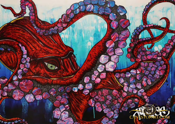 Octopus Print (A3) - Image 2