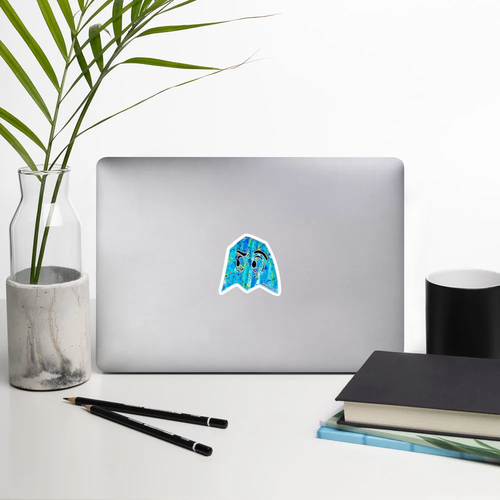 Blue Ghost – Bubble-free stickers