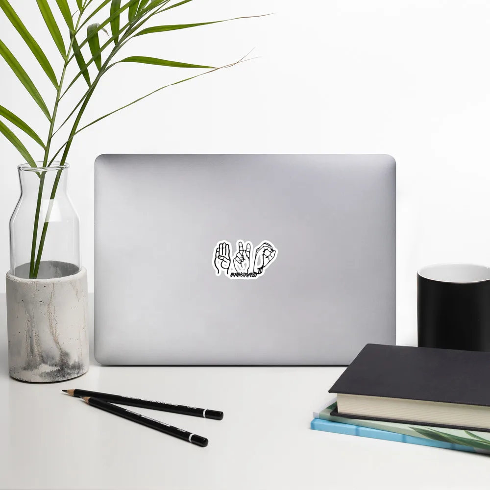 420 Hands – Bubble-free stickers