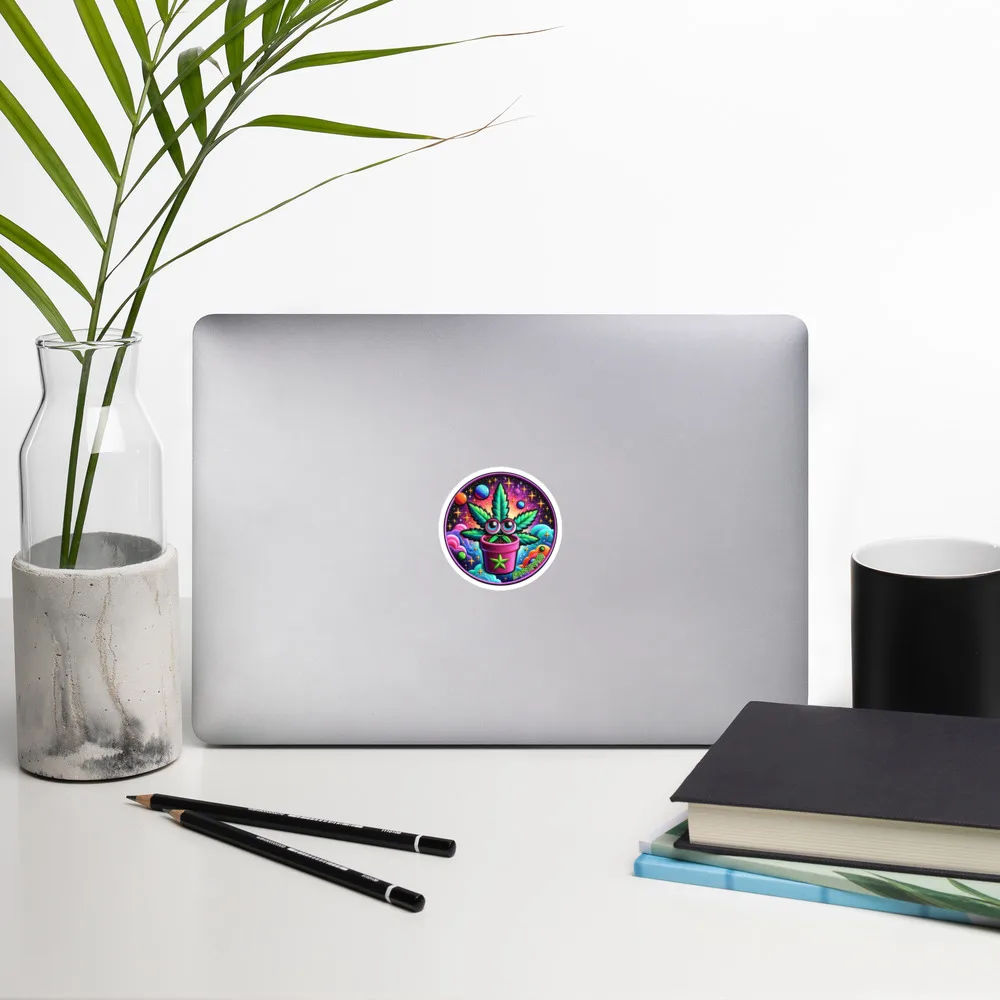 Space Plant – Bubble-free stickers