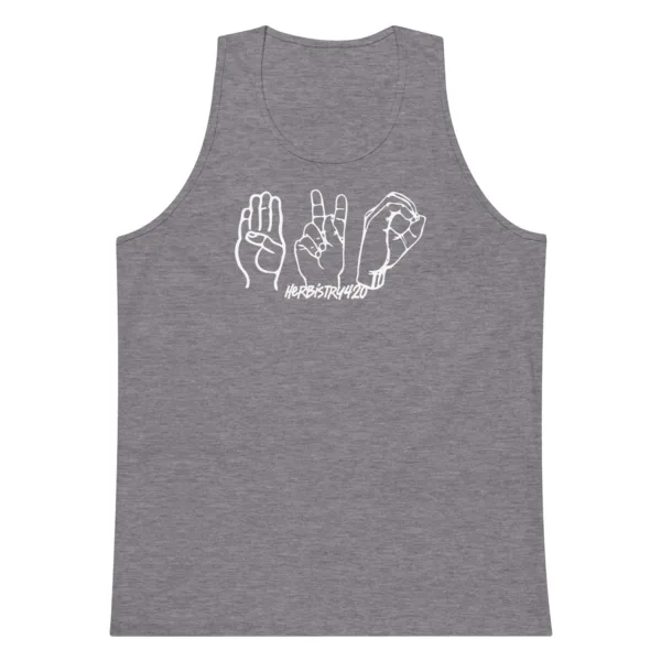 420 Hands – Men’s premium tank top - Image 9