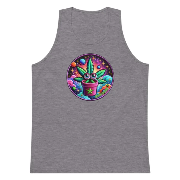 Space Plant – Men’s premium tank top - Image 9