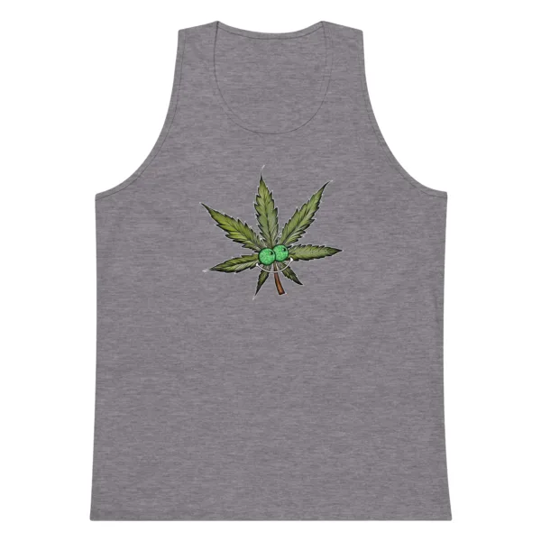 Happy Leaf – Men’s premium tank top - Image 10
