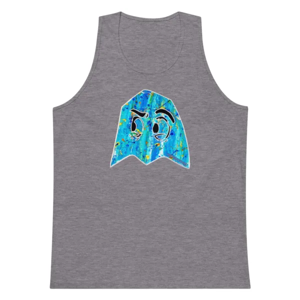 Blue Ghost – Men’s premium tank top - Image 10