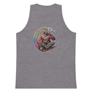 Smoking On The Moon – Men’s premium tank top