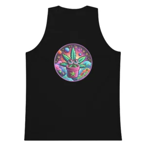 Space Plant – Men’s premium tank top