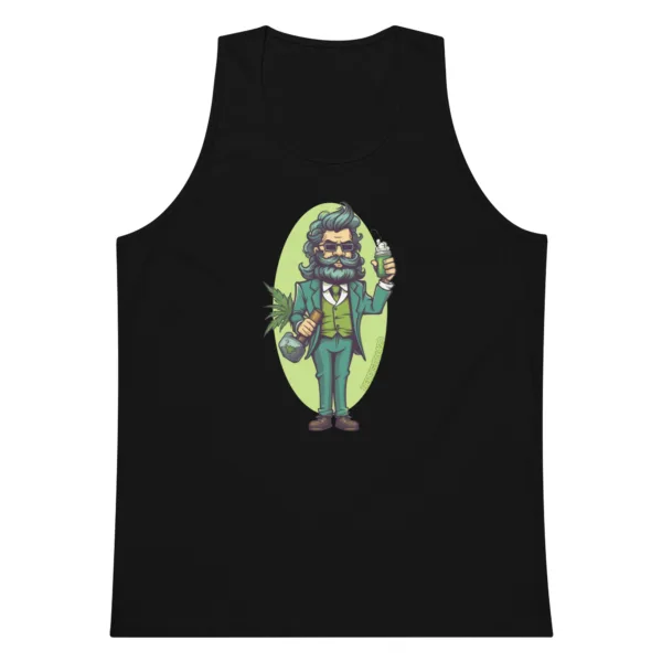 Weed Hipster – Men’s premium tank top