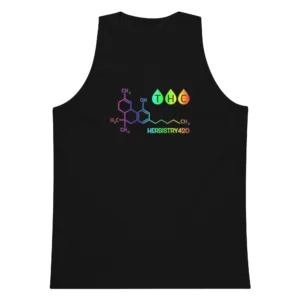 THC Molecule – Men’s premium tank top