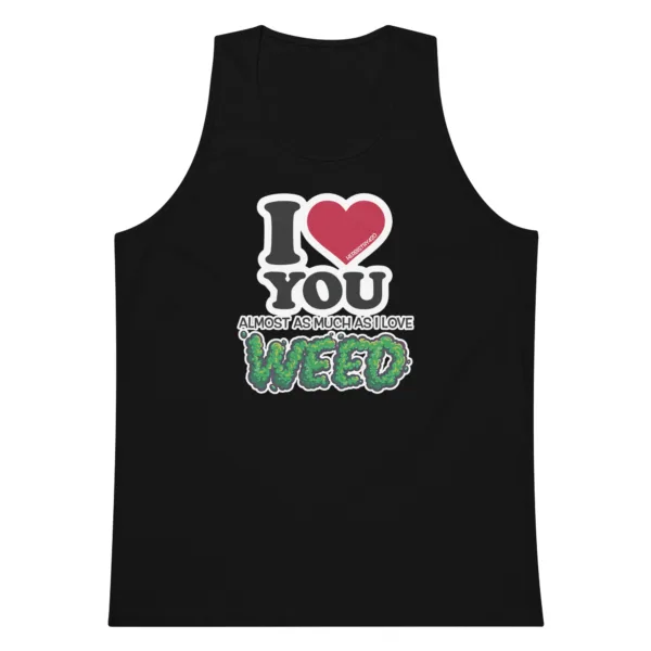 I Love You Almost – Men’s premium tank top - Image 2