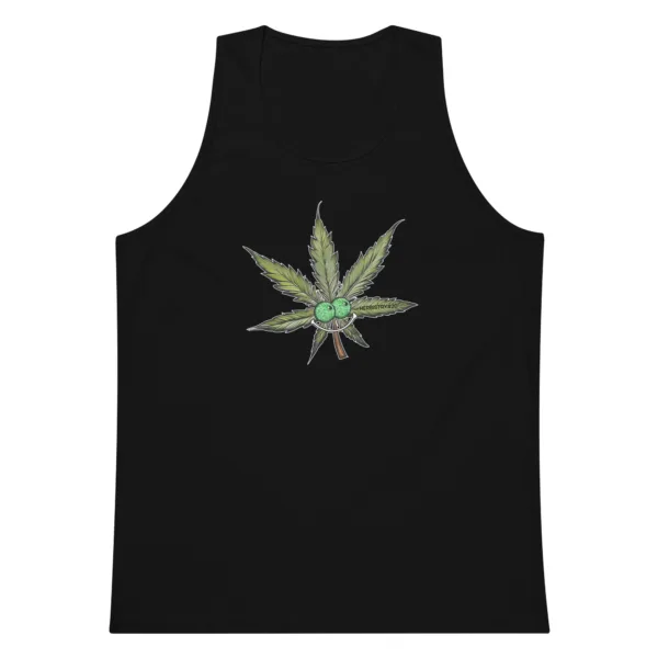 Happy Leaf – Men’s premium tank top - Image 2