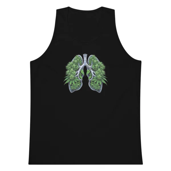 Weed Lungs – Men’s premium tank top - Image 2