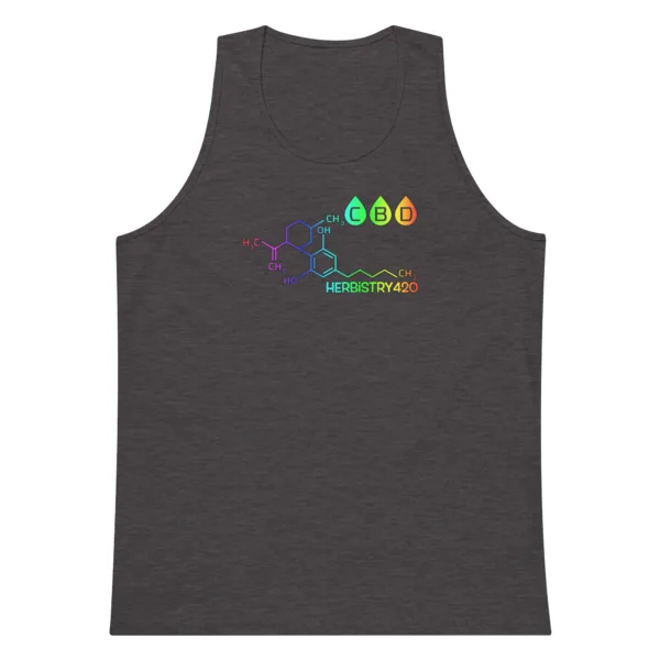 CBD Molecule – Men’s premium tank top - Image 5