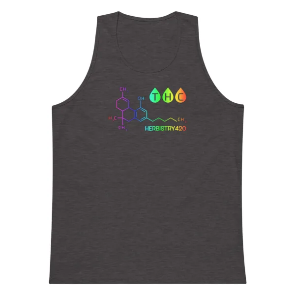 THC Molecule – Men’s premium tank top - Image 5