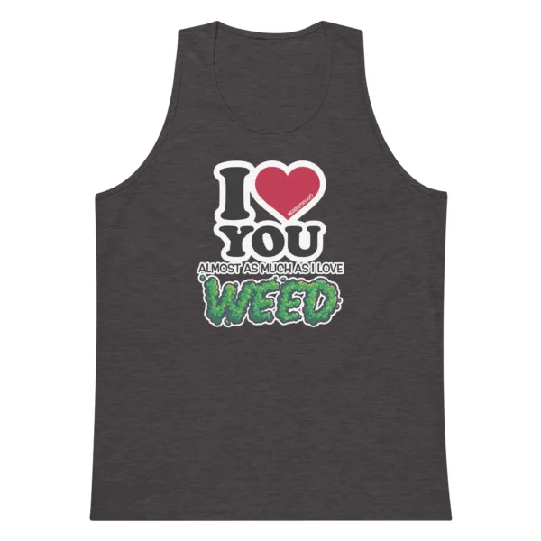 I Love You Almost – Men’s premium tank top - Image 5