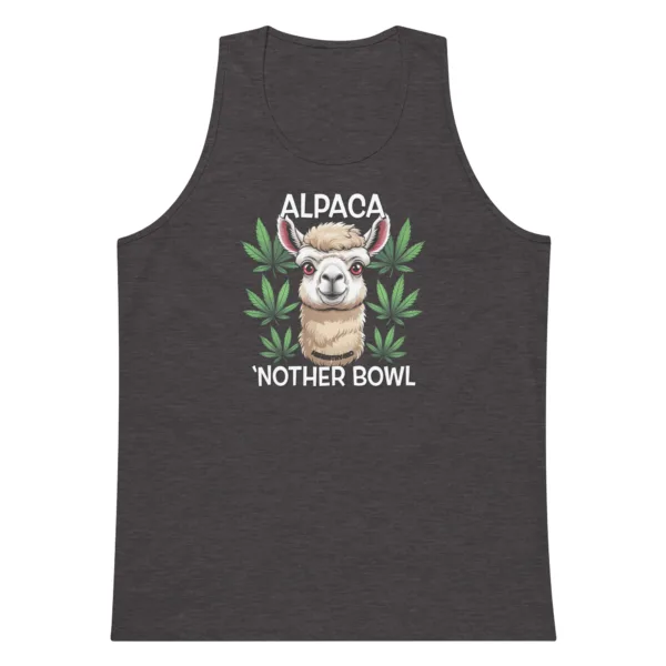 Alpaca 'Nother Bowl – Men’s premium tank top - Image 5