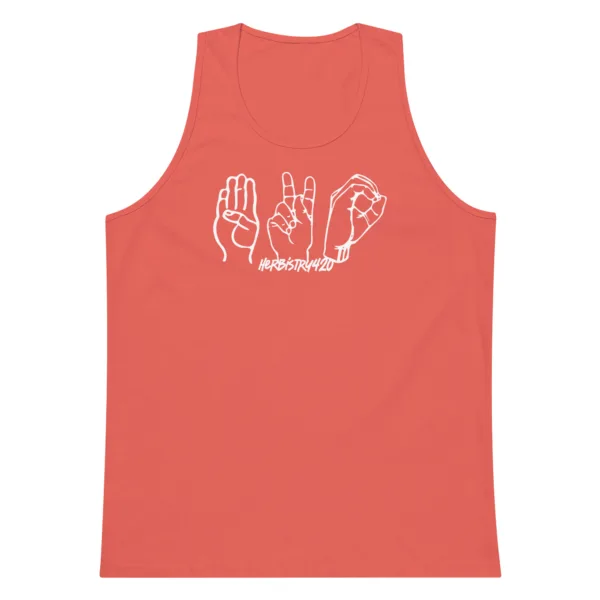 420 Hands – Men’s premium tank top - Image 8