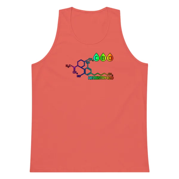 CBD Molecule – Men’s premium tank top - Image 8