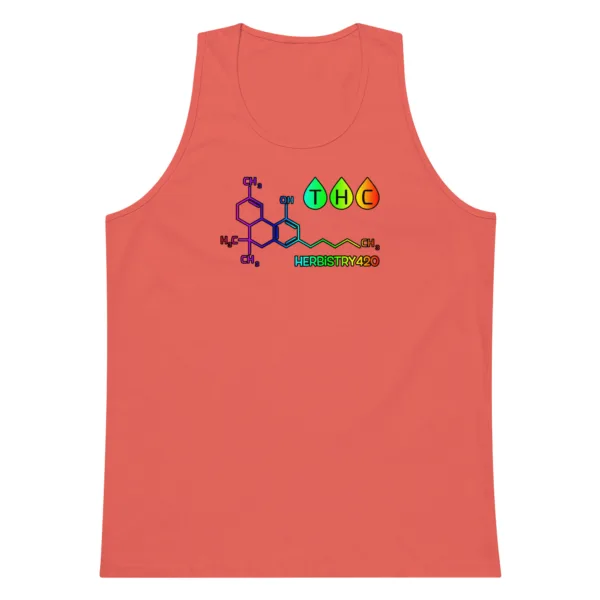 THC Molecule – Men’s premium tank top - Image 8
