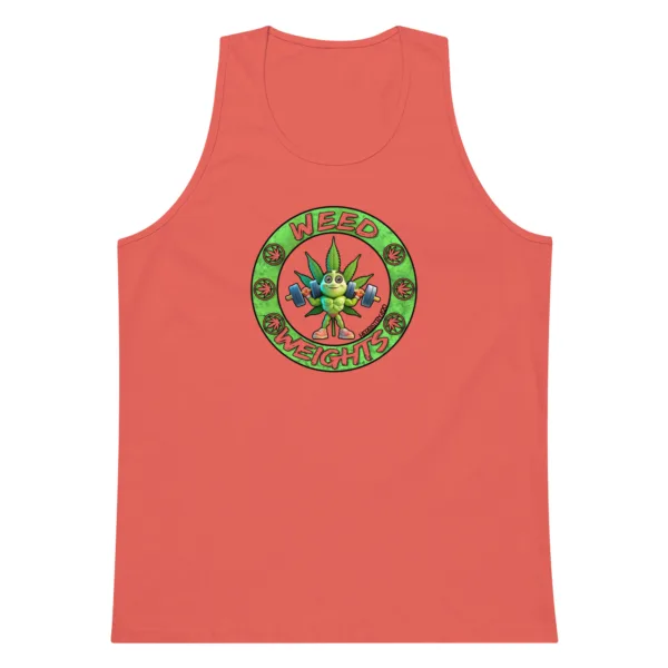 Weed & Weights – Men’s premium tank top - Image 3