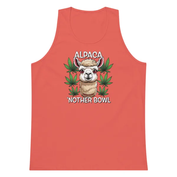 Alpaca 'Nother Bowl – Men’s premium tank top - Image 8