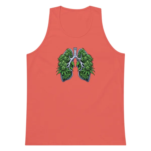 Weed Lungs – Men’s premium tank top - Image 8