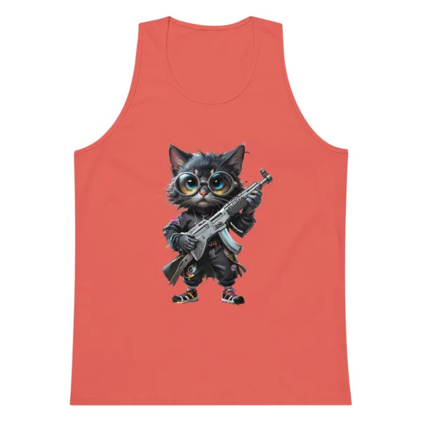 OG Cat – Men’s premium tank top - Image 4