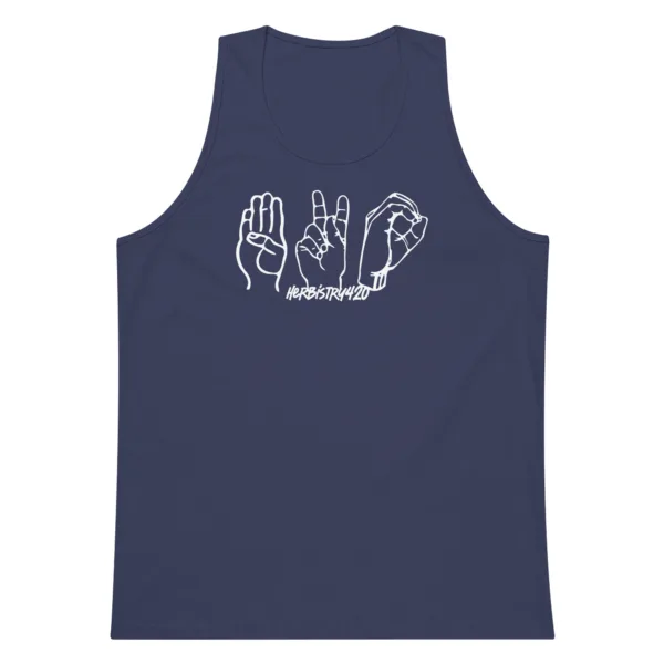 420 Hands – Men’s premium tank top - Image 6