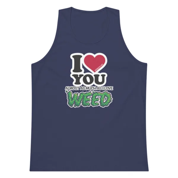 I Love You Almost – Men’s premium tank top - Image 6